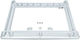 Bosch WTZ11310 Συνδετικό Πλυντηρίου/Στεγνωτηρίου 60x60εκ.