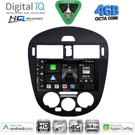 Digital IQ Bxk 19470ac_cpaa 9 инчов мултимедиен таблет Nissan Pulsar модел 2014-2020 A/C