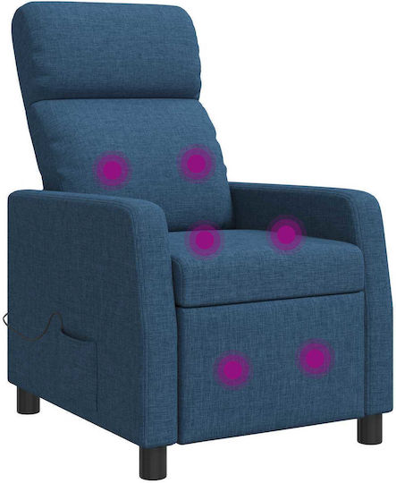 Scaun De Relax Masaj Albastru 66x95x100cm