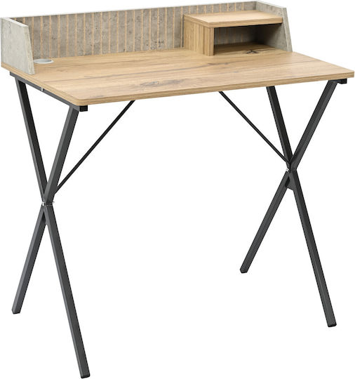Epiplo-Fos Computer Büro Holz Grau 80x50x72cm