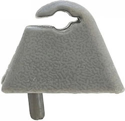 Replacement Sun Visor Clip Opel Astra F 1992-1998 Grey 1 Piece