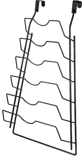 Orion Schrank-Geschirrständer Metallisch 27.5x9.5x46.5cm Schwarz