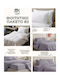 Cokitex Set Single Quilt with Hollowfiber Filling 160x240cm Grey 6pcs 250 GSM