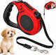 Verk Group Foldable Dog Leash/Lead Strap in Red Colour 5m up to 15kg