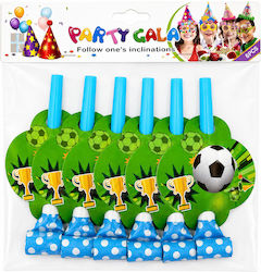 Set Party-Hörner Fußball 6 Stück