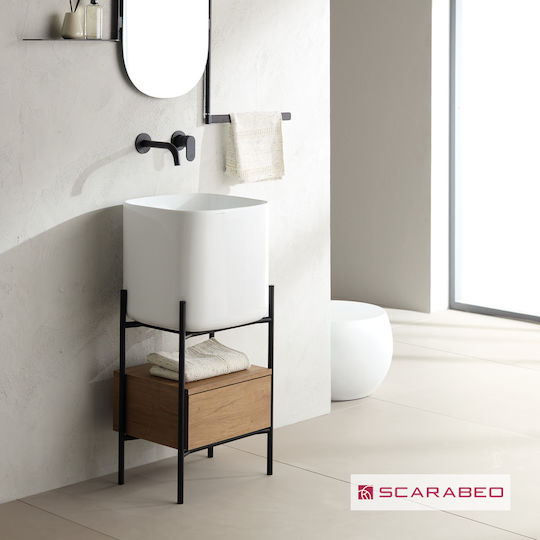 Scarabeo Badezimmer Waschtisch-Einheit Beige