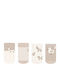 Mayoral Kids' Socks Brown Light 4 Pairs