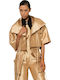 Damen Bolero Beige Gold
