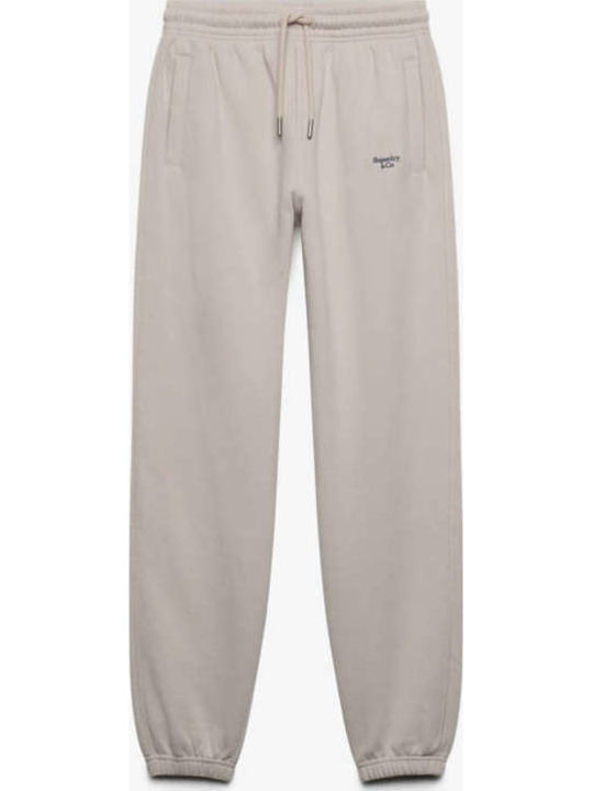 Superdry Pantaloni Trening Cu Elastic Gri