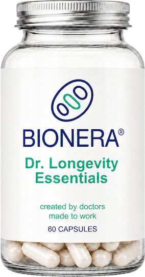 Bionera Dr. Longevity Essentials 25mg Συμπλήρωμα για την Ενίσχυση του Ανοσοποιητικού 60 κάψουλες