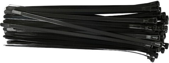 Plastische Kabelbinder Abnehmbar 7,6x300 Mm 50 Stück Schwarz