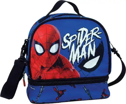 Gim Spiderman School Insulated Snack Bag Blue Spiderman