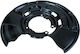 Brake Disc Protector Bmw Rear Series 1 2 3 4 07 Right 34 21 6 792 244