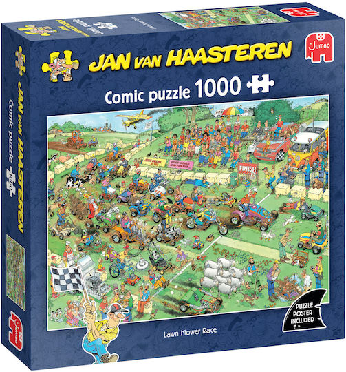 Lawn Motor Race Puzzle 2D 1000 Teile