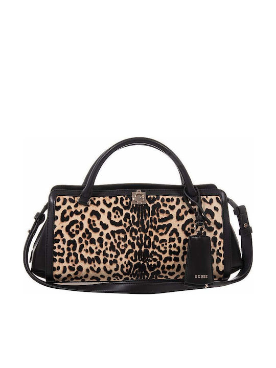 Genuine Leder Damen Handtasche Schulter Handtasche Crossbody Braun