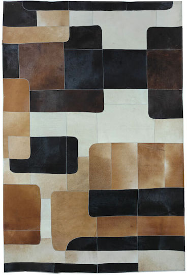 InTheBox 200x300cm Δερμάτινο Μαυρο Λευκο Γκρι Καφε Μαλλινο Beige