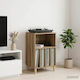 vidaXL Hi-Fi Furniture Brown 39.5x47x74.5cm