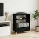 vidaXL Έπιπλο Hi-Fi Μαύρο 39.5x71x83cm