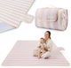 Xxl Picnic Beach Blanket Insulation 200×200 Cm Hypermotion Purple Striped