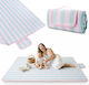 Picnic Beach Blanket 150×200 Cm Hypermotion Pink Green Stripes