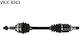 Ημιαξόνιο Smart Fortwo Αριστερό 522mm A 451 350 00 10