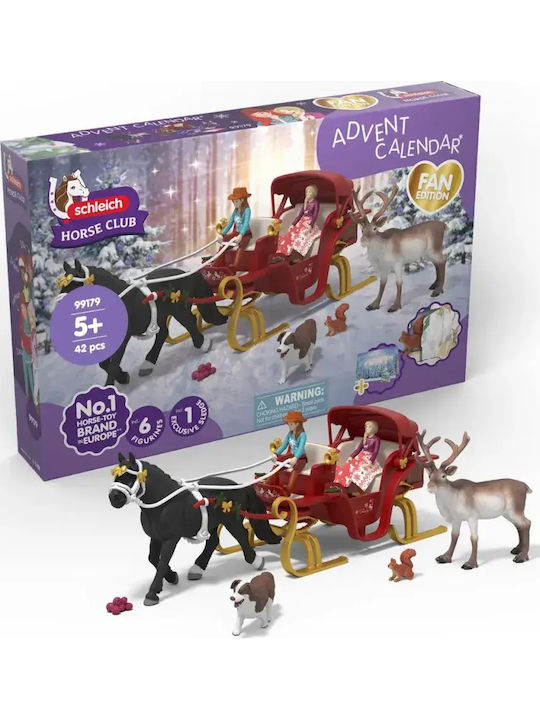 Schleich Gr Advent Calendar Horse Club Christmas Sleigh F