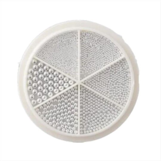 Nail Caviar Mix Size Silver Gz-03