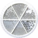 Χαβιάρι Νυχιών Mix Size Silver Gz-04