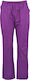 Fabrik Unisex Medical Pants Purple Cotton and Polyester