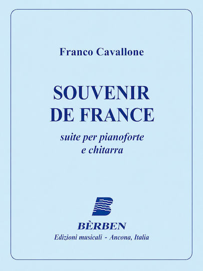 Cavallone Souvenir De France Suite Per Piano Chitarra