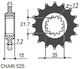 Sunstar Jtf1182-14 Vorderes Ritzel Motorradketten & Ritzel