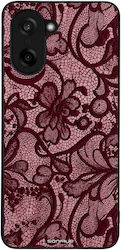 Husă Sonique Diva Series OnePlus Nord CE 5 5G Burgundy Dantelă