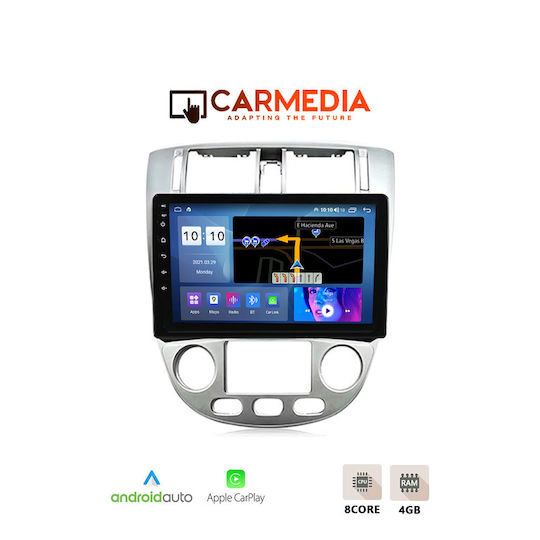 Carmedia Cm410a Tablet 10 Zoll Oem Chevrolet Lacetti Excelle Silber