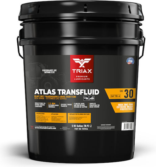 Ulei Transmisie Utilaje Triax Transfluid SAE 30 CAT TO-4 18,92 L