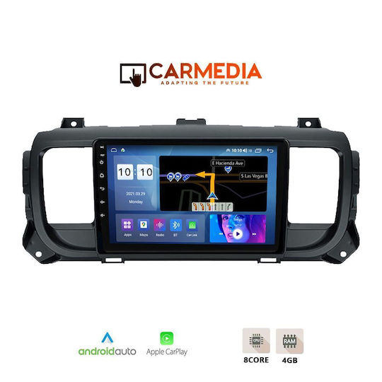 Carmedia Cm409pro Tablet 9'' Oem Citroen Jumpy-spacetourer Peugeot Expert-traveller Toyota Proace 2016-2026