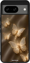 Θήκη Sonique Diva Series Google Pixel 8 5g Χρυσές Πεταλούδες
