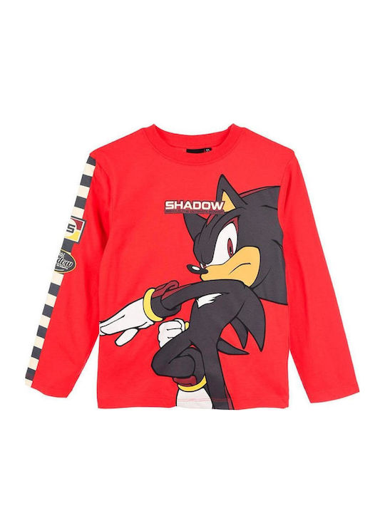 Kinderoberteil Langärmelig Rote Sonic Shadow