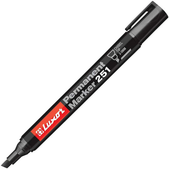 Luxor Dauerhafte Marker Schwarz Set 12 Stück