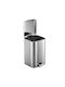 Designdrops Mülleimer Aus Inox 18l Grau