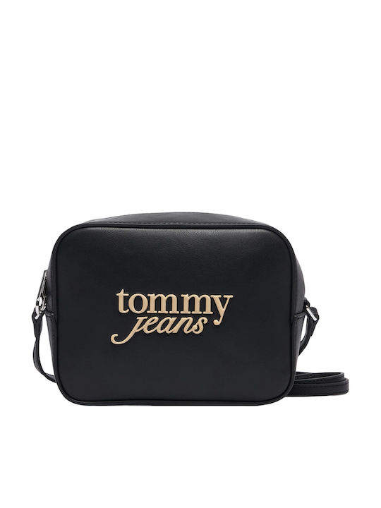 Must Camera Leather Women's Crossbody Bag Black