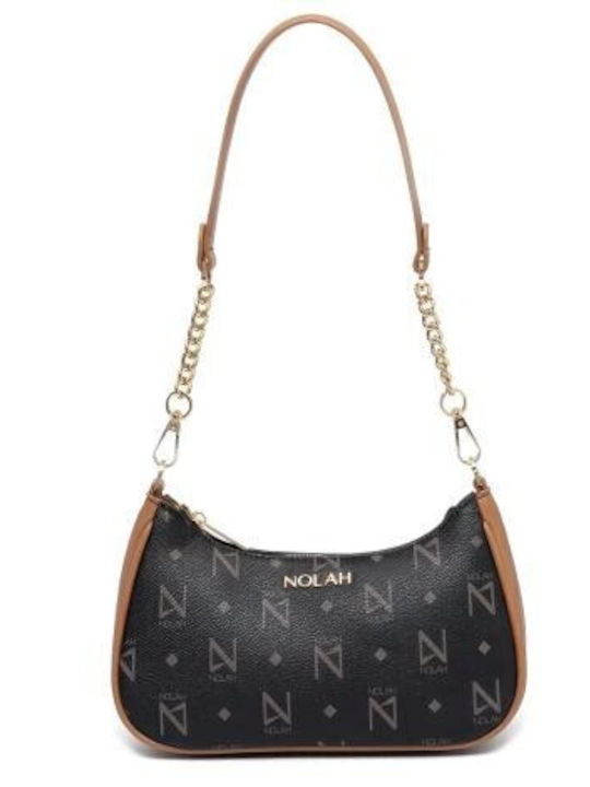 Nolah Mona Handtasche Schulter Braun