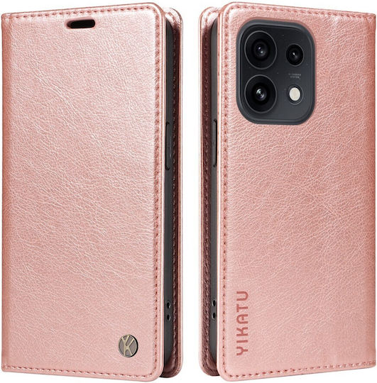 Yikatu Yk-006 Book Case Rose Gold Oppo Reno16 5G Reno16 Pro 5G