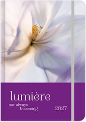 adBook Lumiere B Agendă Zilnică B6 2027 12x17cm