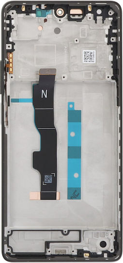 Οθόνη Αφή & Πλαίσιο Lcd & Touch Screen Replacement Frame Xiaomi Redmi Note 13 5g Graphite Black