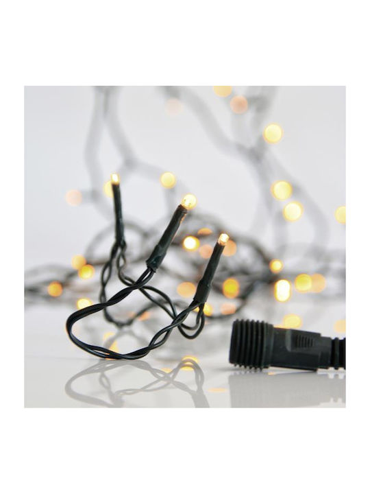 300 LED-Lämpchen 15 m Warmweiß in Reihe 3 Stk.