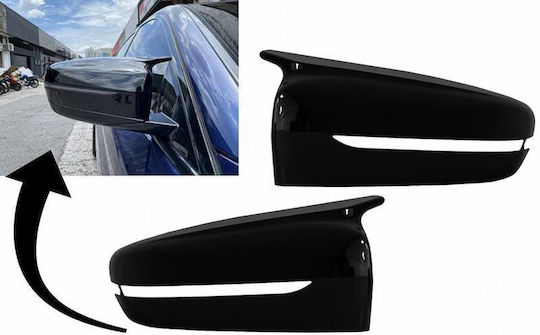 Капаци за огледала Bmw 3 Series G20 G21 G28 2017+ M4 Look Гланцово Черно 2 Бройки