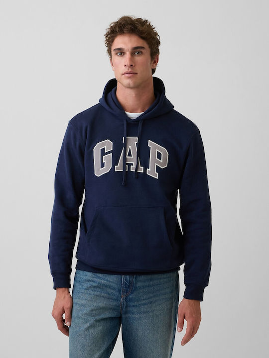 GAP Φούτερ με Κουκούλα Navy Blue