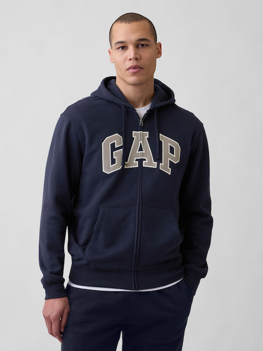 GAP Суитшърт с качулка Navy Blue