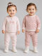 Kids Tracksuit Set With Jacket With Top Pink 2 Pieces