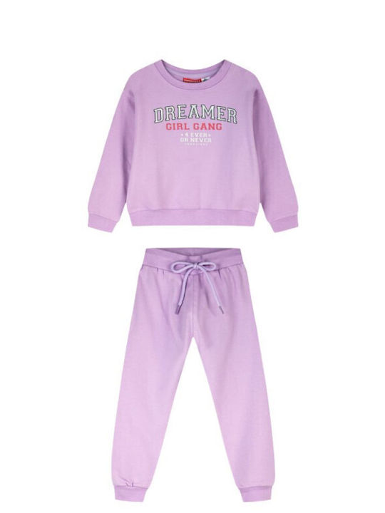 Kids Sweatpants Set Lavender